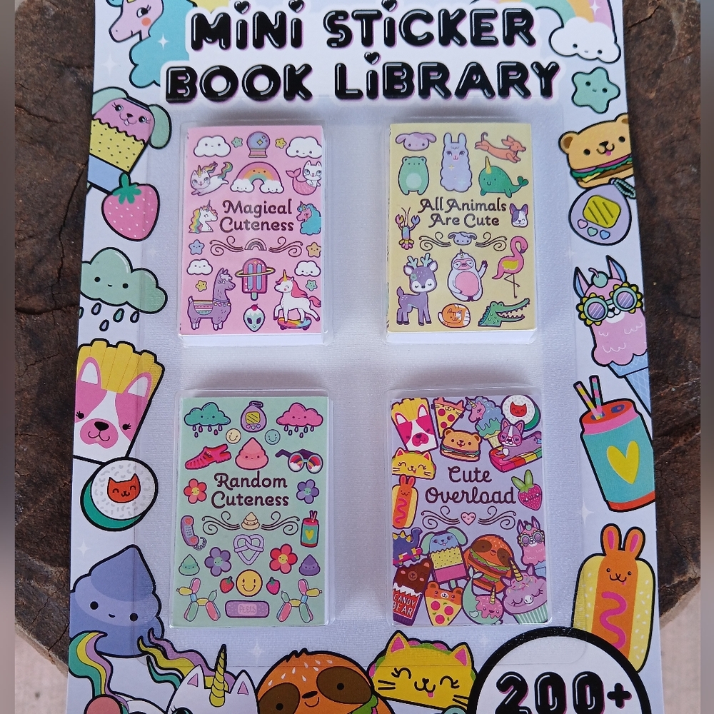 Cute Sticker Book Library Set Fashion Angels 4 Book Set 200 New